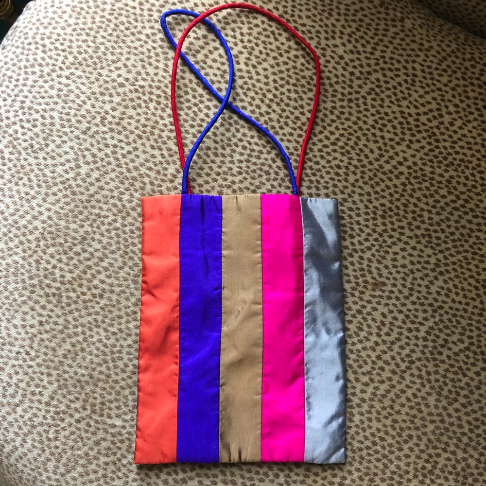 Silk handbag 🌈